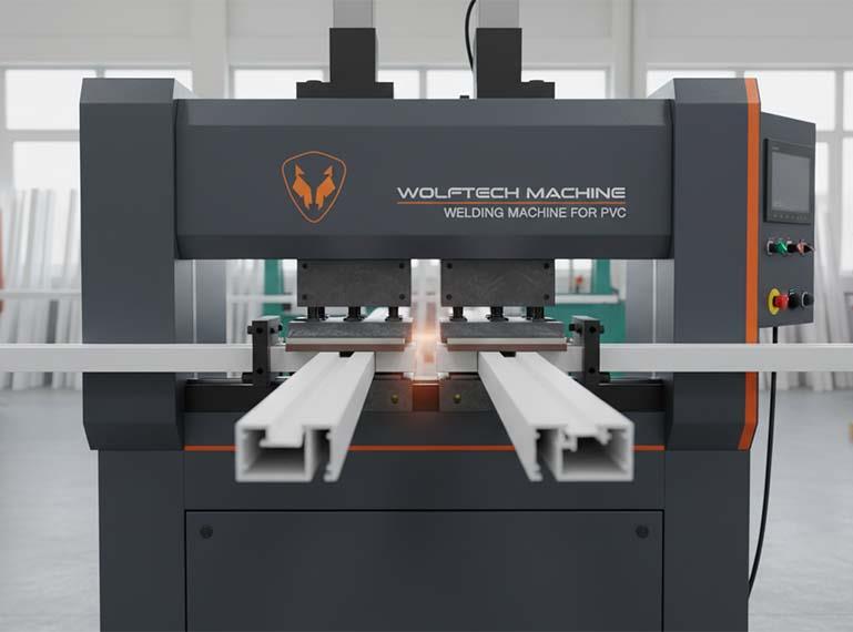 Welding Machine for PVC Profiles for Window Door Manufacturing